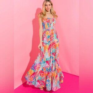 NWOT Flying Tomato | Coconut Grove Woven Floral Maxi Dress – Size L